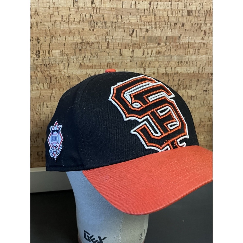 San Francisco Giants New Era Big Logo MLB Hat Snap Back Orange Large X-large